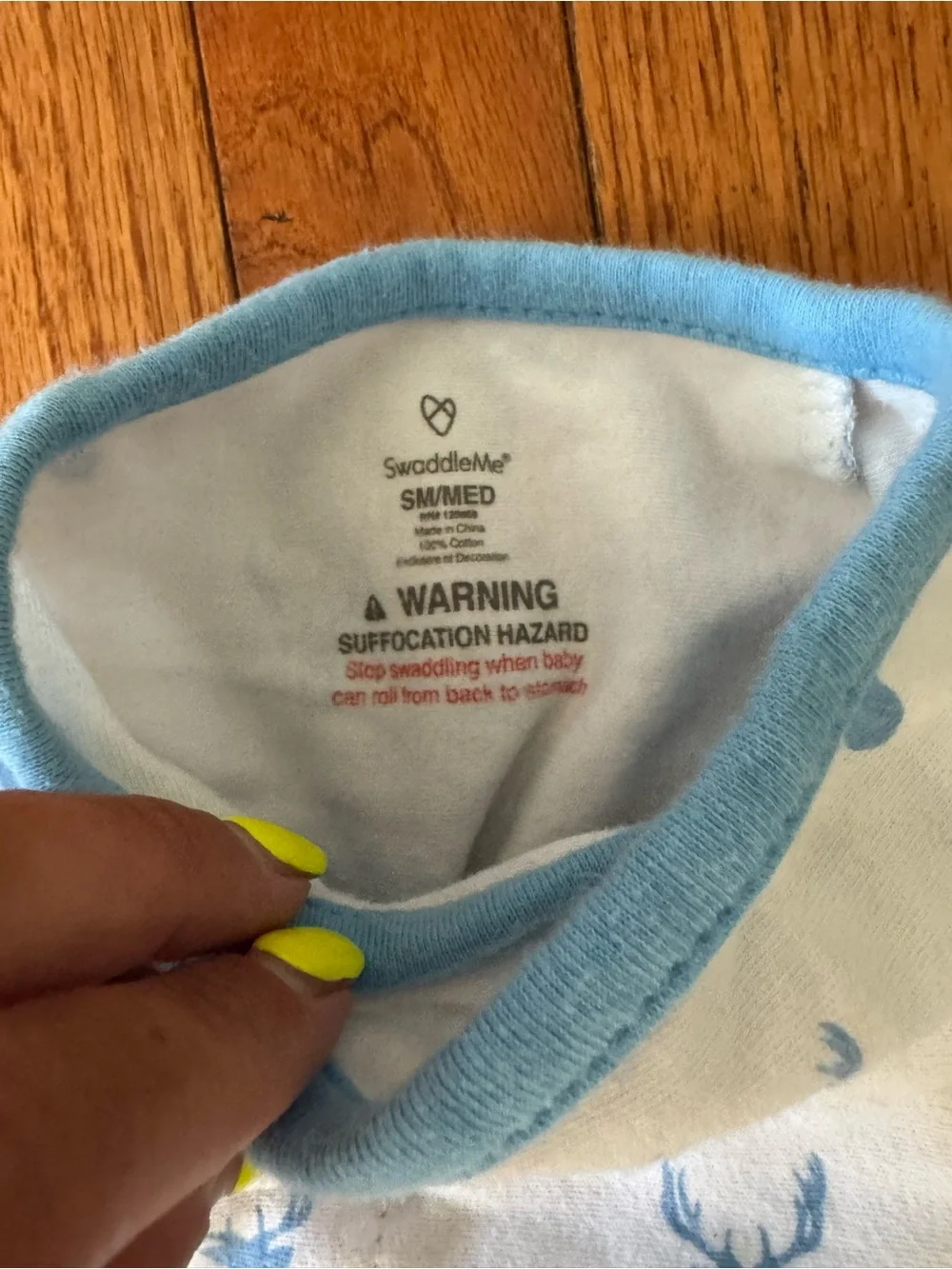 SwaddleMe Baby Sleep Sack Trio in Light Blue, Gray and White
